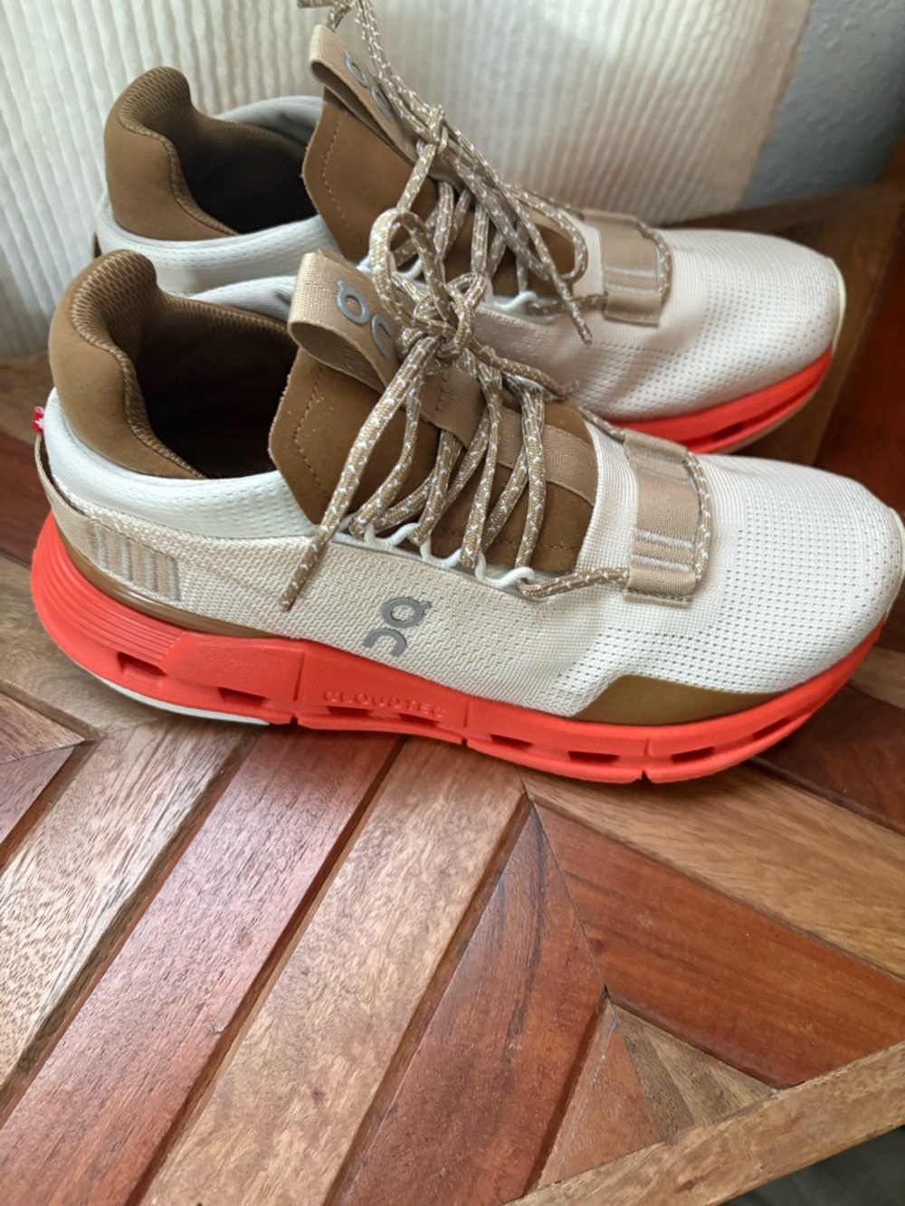 On Cloud Cloud Nova Pearl Flame Running Shoes 5.5 - Picture 13 of 15